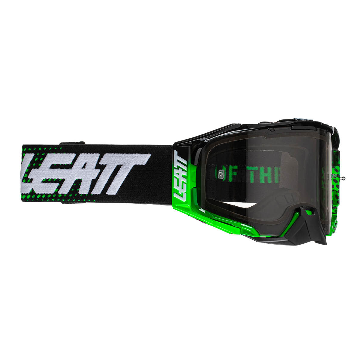 LEATT Brille Velocity 6.5, neon lime light grey 58 %