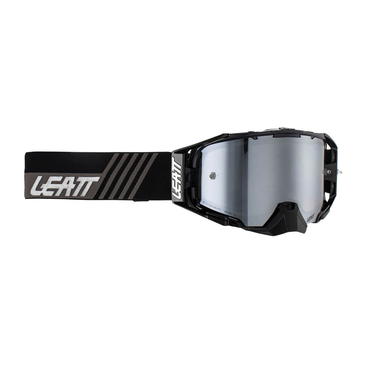 LEATT Motocross Brille Velocity 6.5, Iriz Stealth Silver 50%