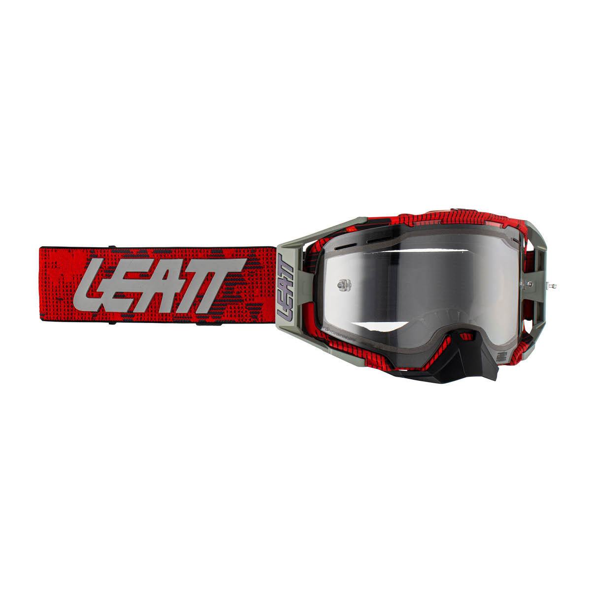 LEATT Motocross Brille Velocity 6.5 Enduro, JW22 Red Clear 83%