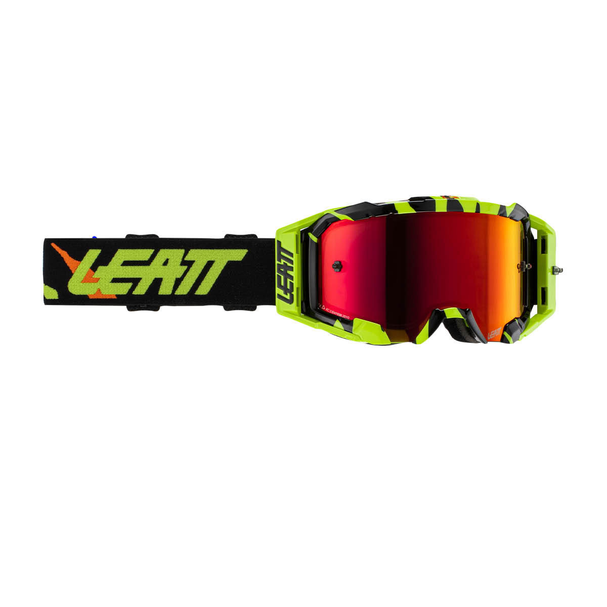 LEATT Motocross Brille Velocity 5.5, Iriz Tiger Red 28% Universal