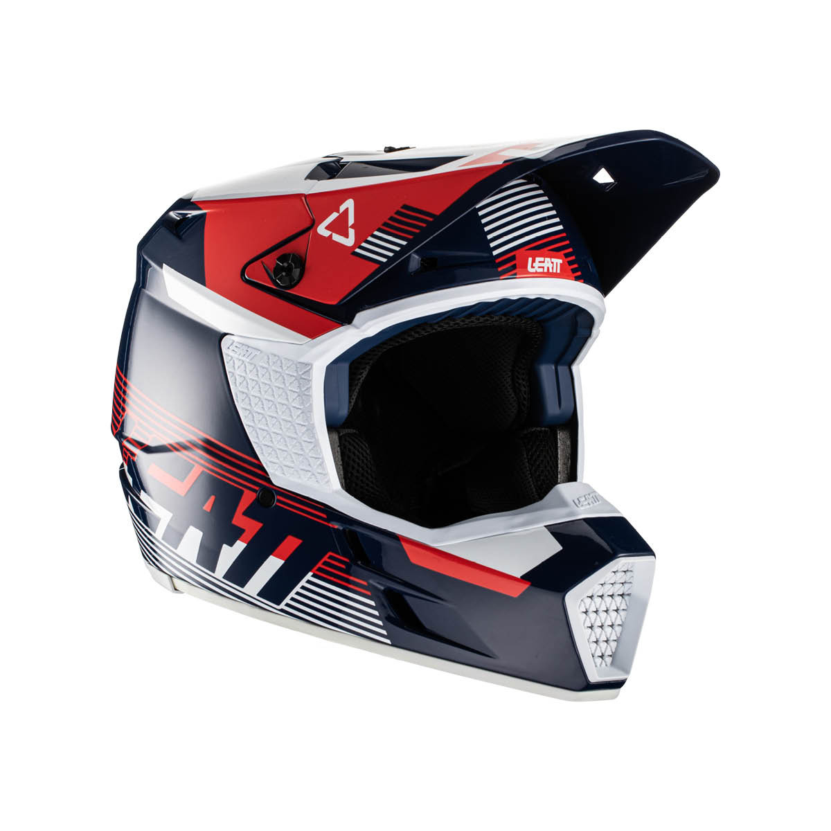 LEATT Helm Moto 3.5 V22 Junior, L royal