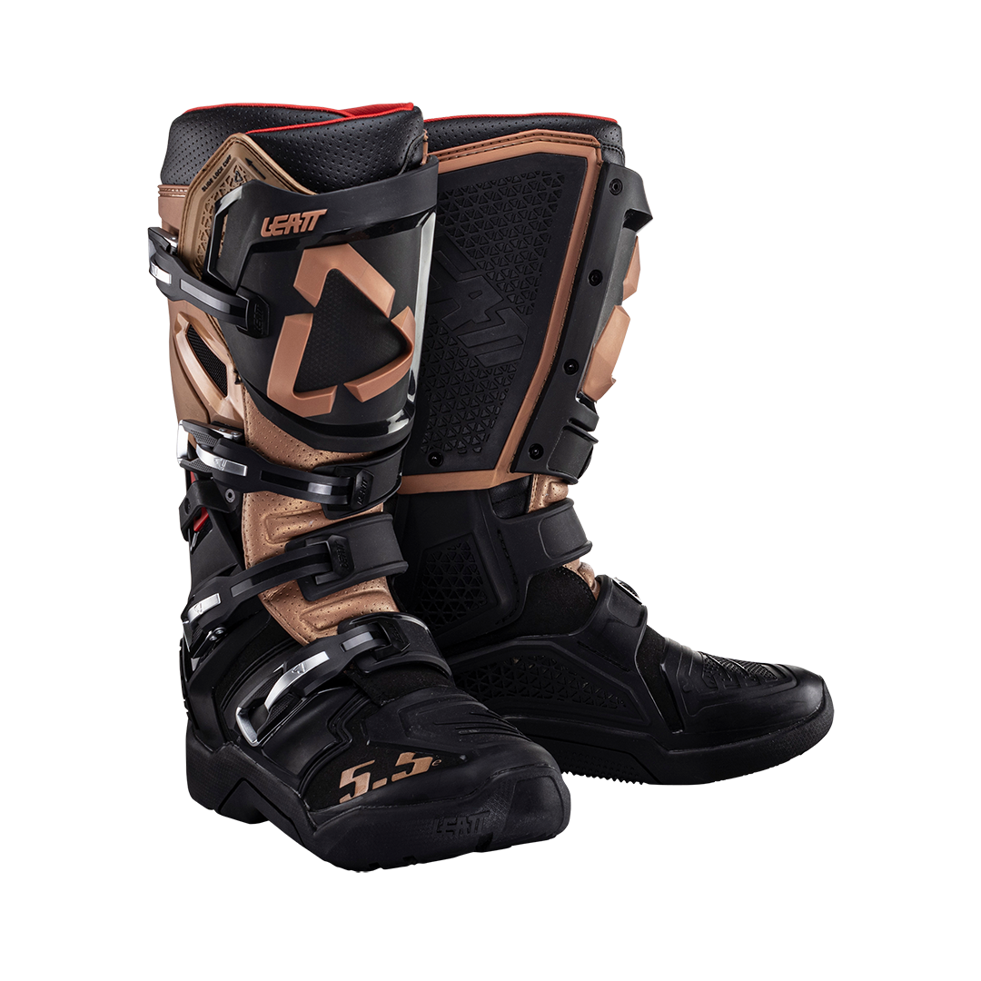 LEATT Motocross Stiefel 5.5 FlexLock Enduro, copper