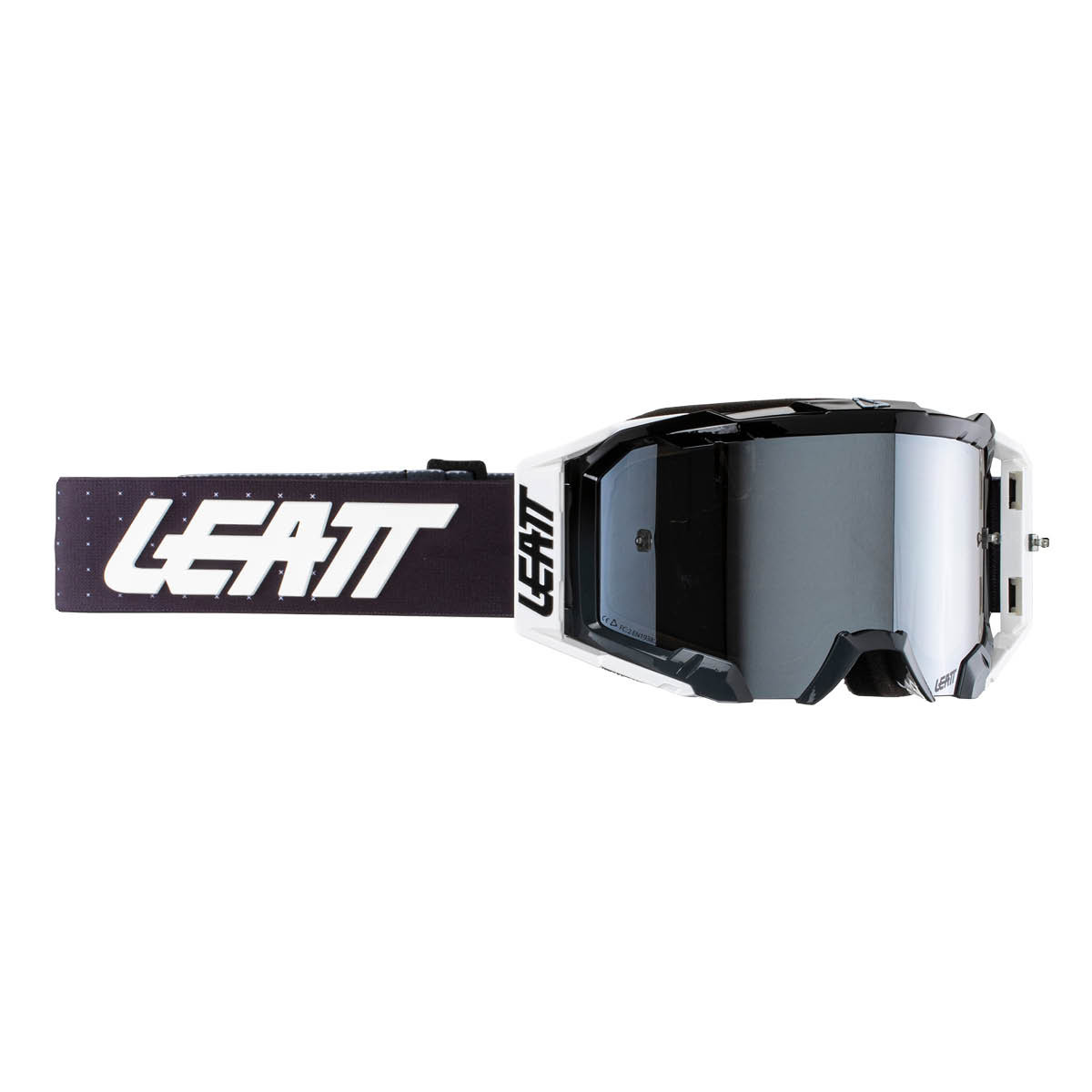 LEATT Motocross Brille Velocity 5.5 Iriz, graphite/platinum UC 28%