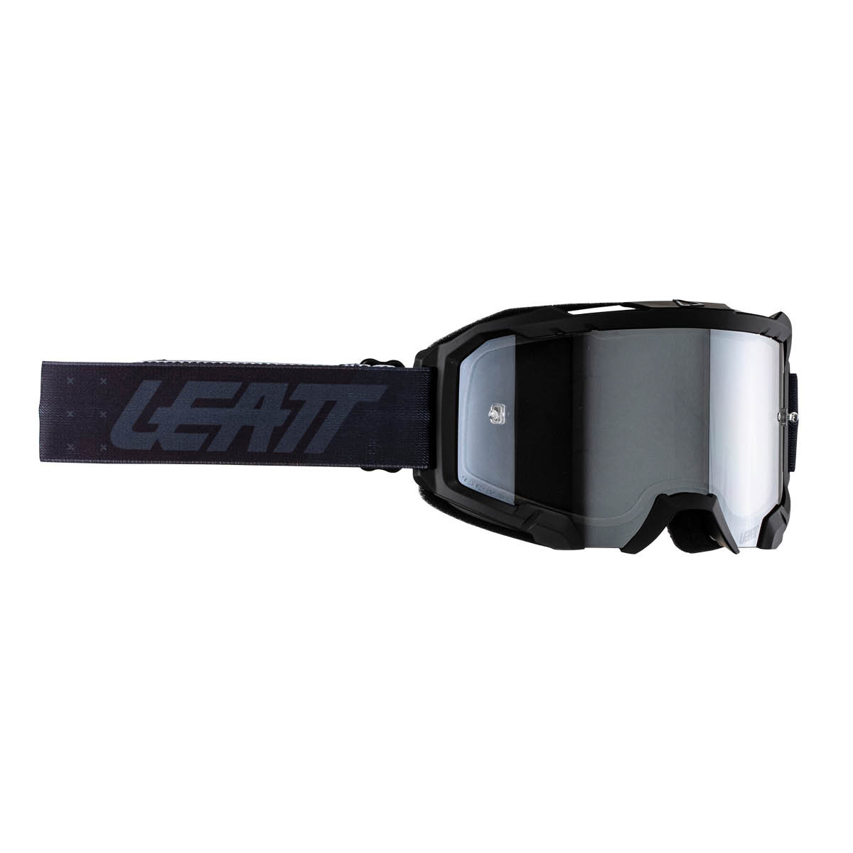 LEATT Motocross Brille Velocity 4.5 Iriz, stealth/silver 50%