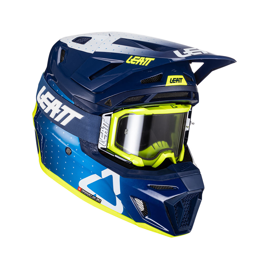 LEATT Motocross Helm 8.5 V24, black/white