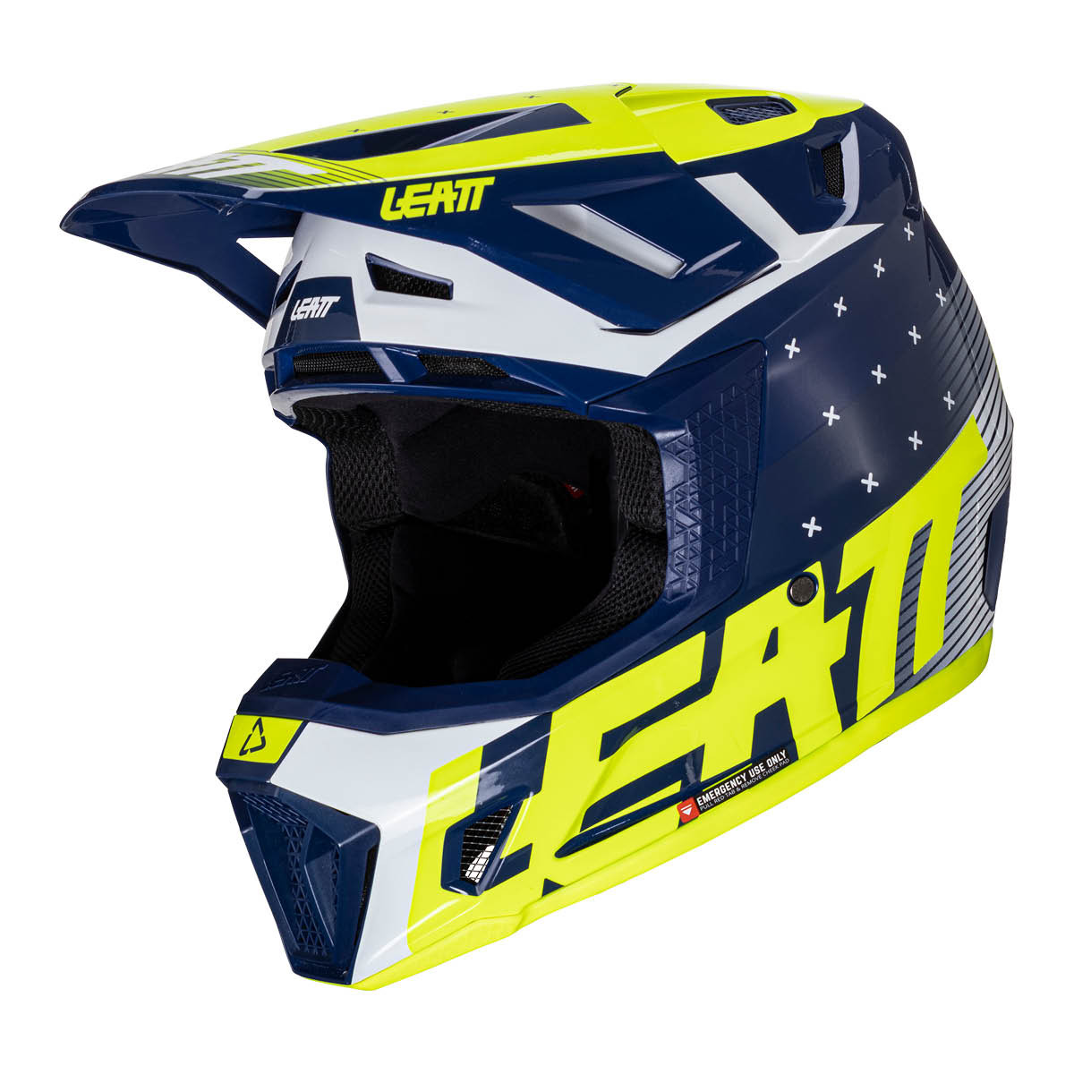 LEATT Motocross Helm 7.5 V24, Modrá